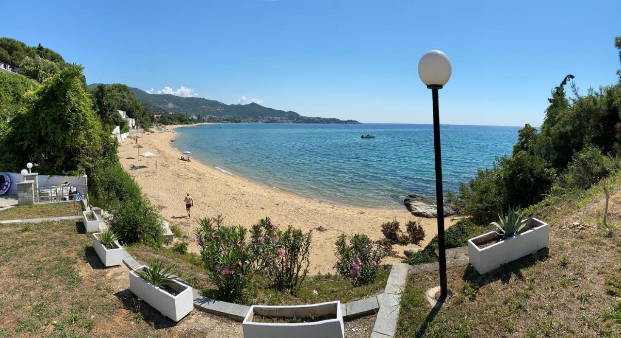 Irini Seaside Apartment Palaiontsiflikion Bagian luar foto