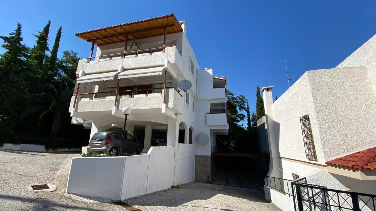Irini Seaside Apartment Palaiontsiflikion Bagian luar foto