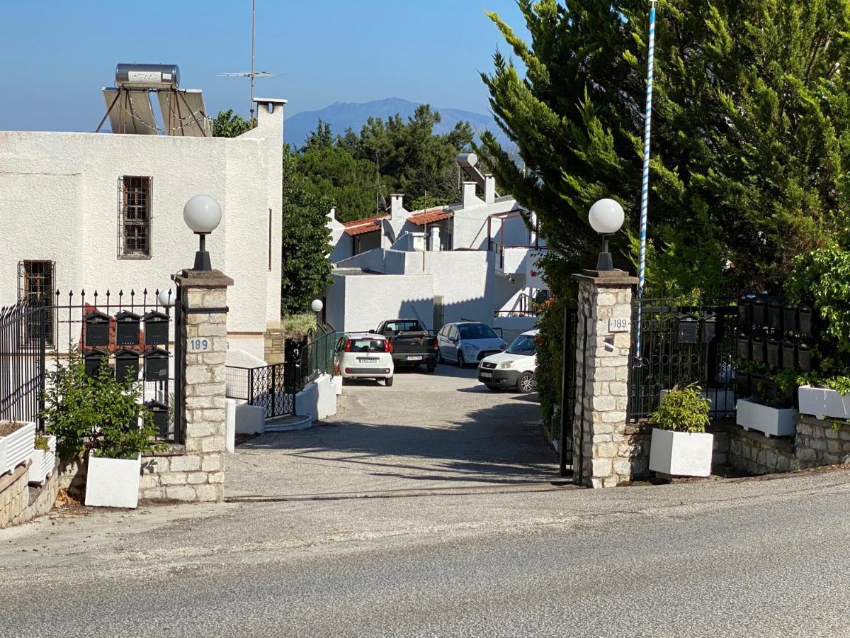 Irini Seaside Apartment Palaiontsiflikion Bagian luar foto
