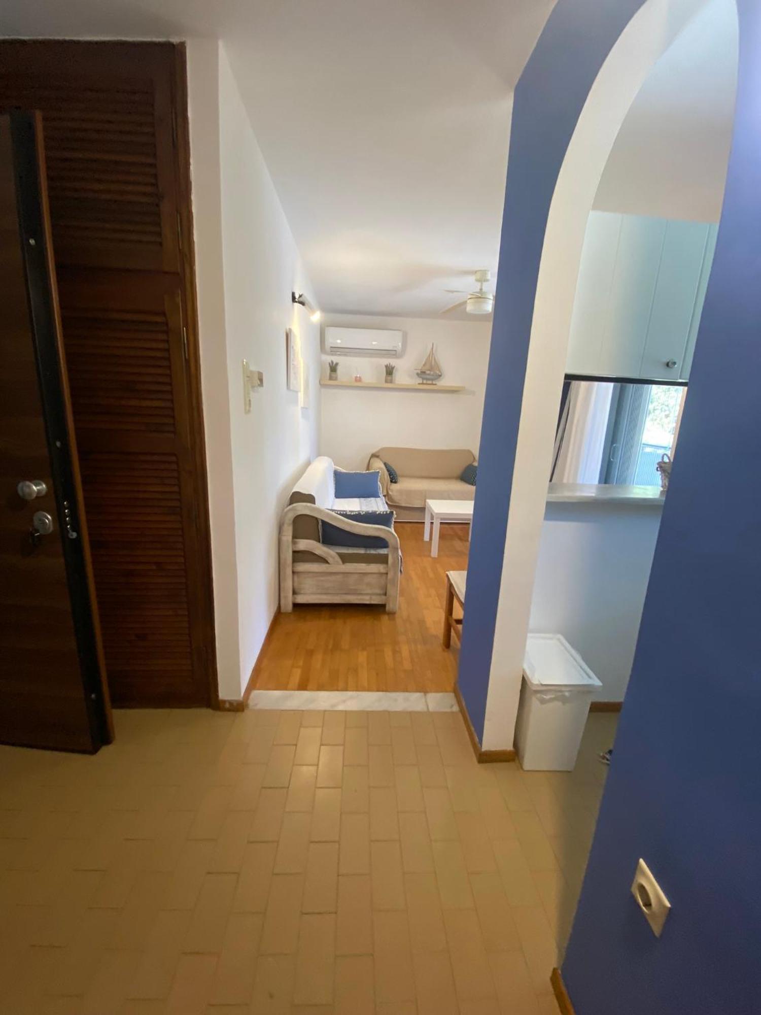 Irini Seaside Apartment Palaiontsiflikion Bagian luar foto
