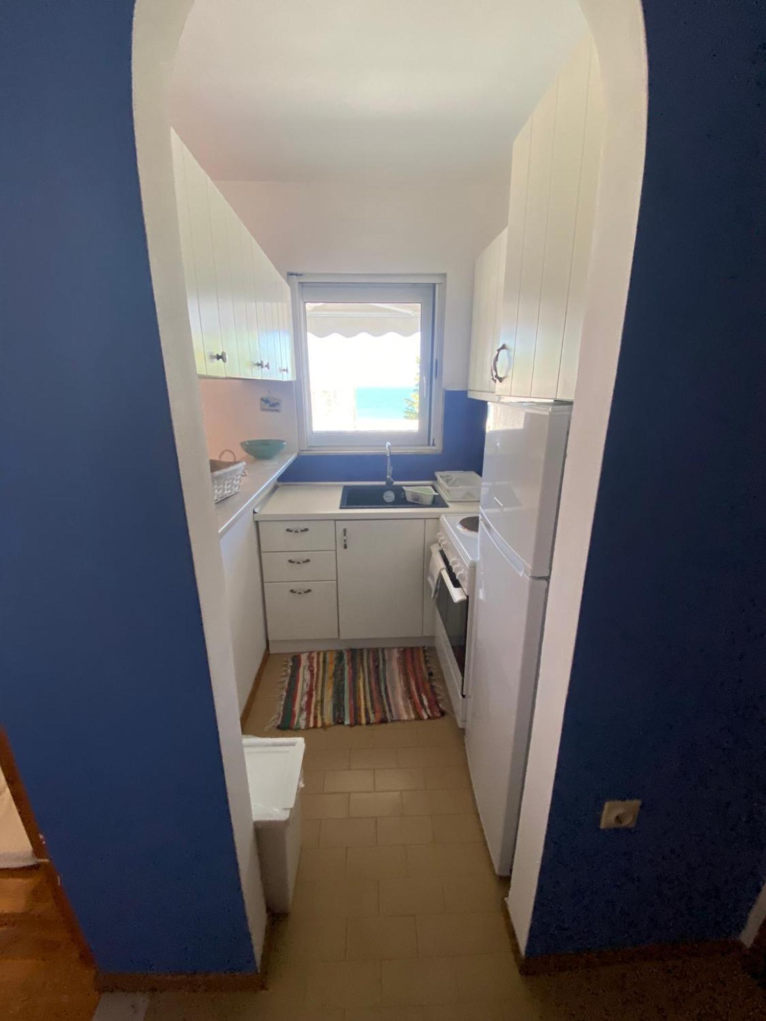 Irini Seaside Apartment Palaiontsiflikion Bagian luar foto
